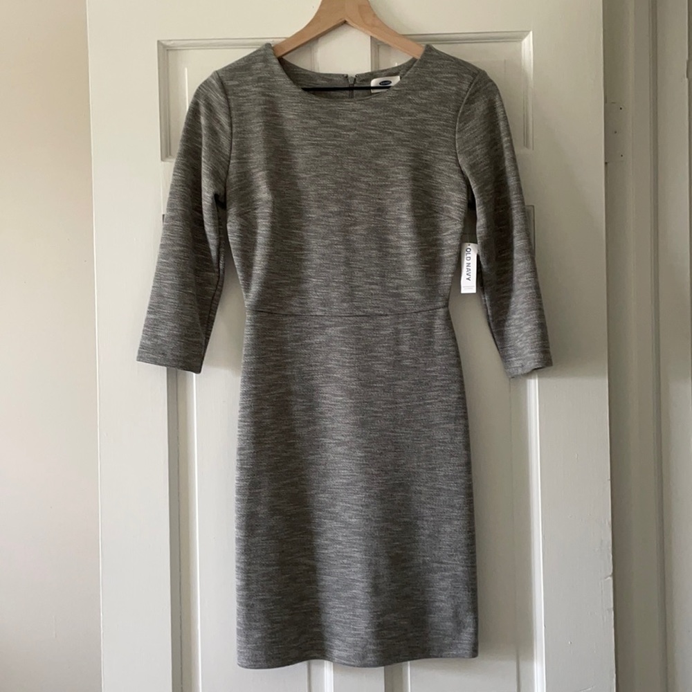 Heather Gray Long Sleeve Dress